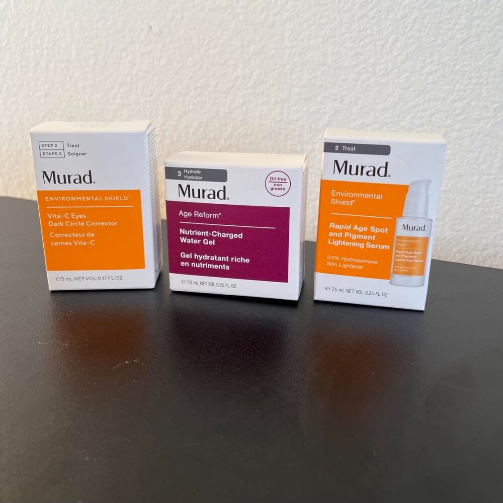 MURAD Rapid Age Spot & Pigment Lightening, Vita-C Eyes Dark Circle, Water Gel
